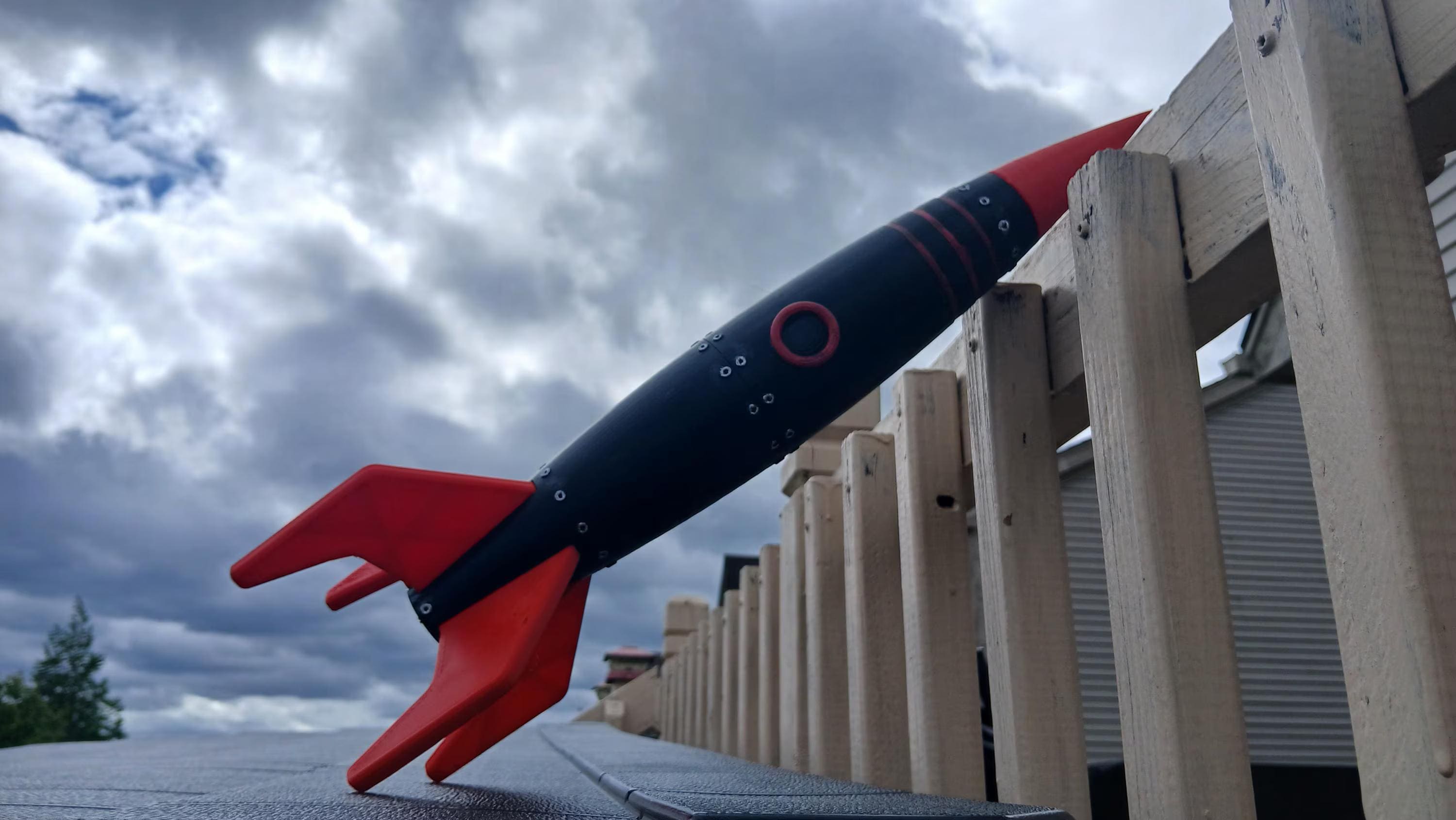Zenith Express Model Rocket Kit: Retro 3D Printed DIY Rocket - Skill Level 2