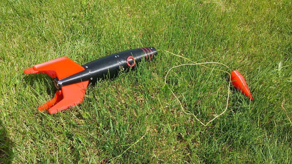 Zenith Express Model Rocket Kit: Retro 3D Printed DIY Rocket - Skill Level 2