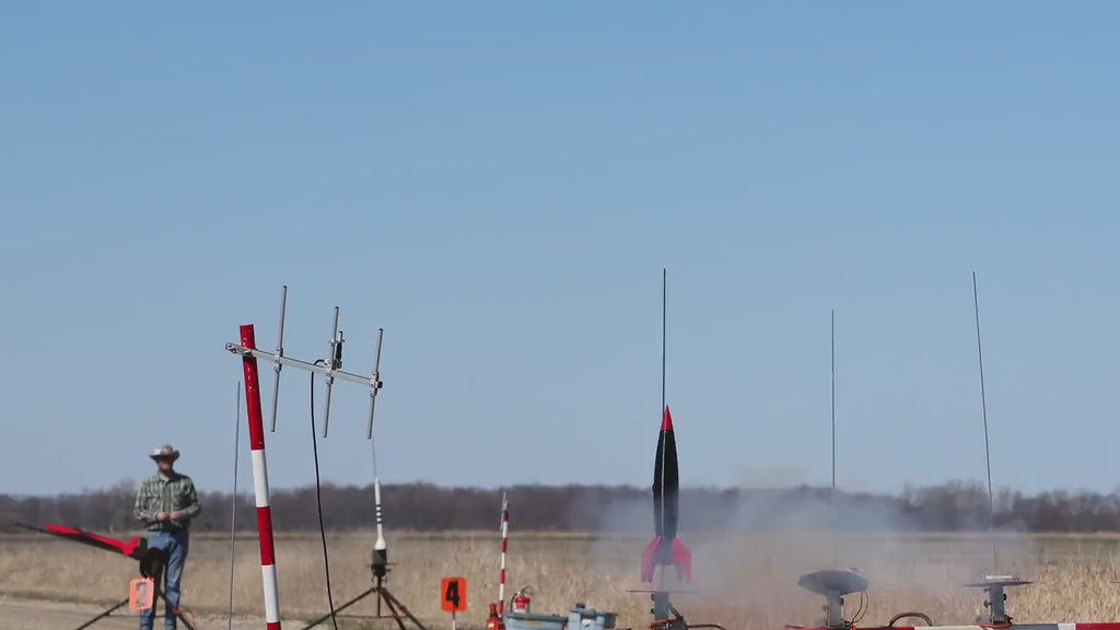 Zenith Express Model Rocket Kit: Retro 3D Printed DIY Rocket - Skill Level 2