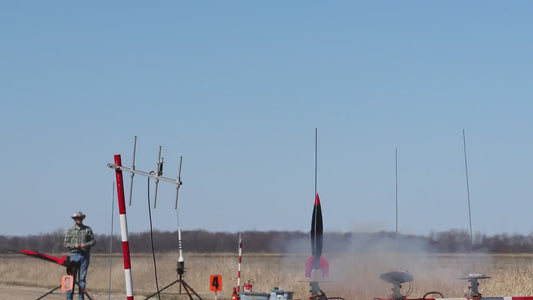 Zenith Express Model Rocket Kit: Retro 3D Printed DIY Rocket - Skill Level 2